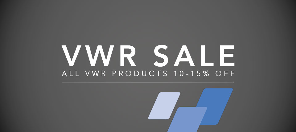 VWR Sale Nov 4th – Dec 1st