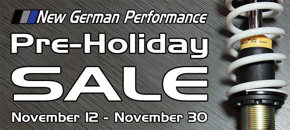Pre-Holiday Sale – Nov. 12 – Nov. 30th