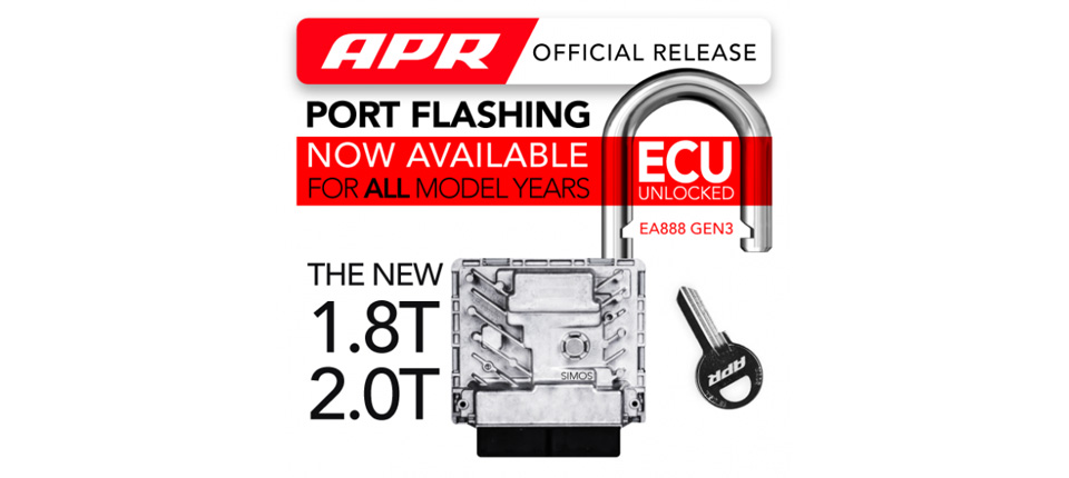 APR port flashing unlocked for new 1.8T/2.0T